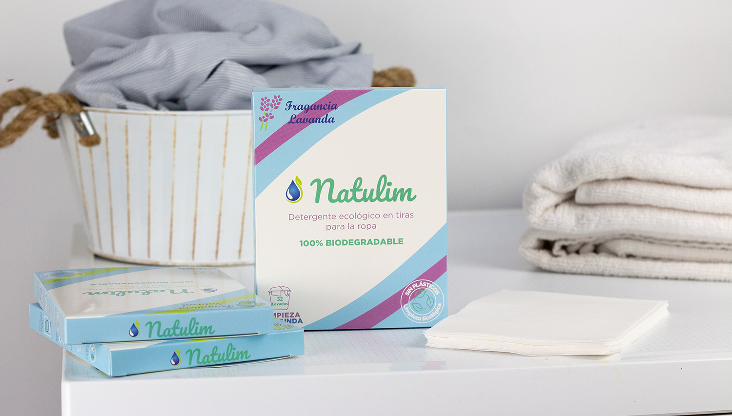 Natulim - Tiras Detergente Ecológicas, Shopify Store Listing